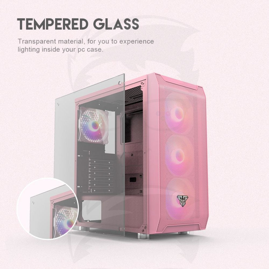 FANTECH AERO CG80 SAKURA RGB MIDDLE TOWER CASE FANTECH AERO CG80 SAKURA RGB MIDDLE TOWER CASE
